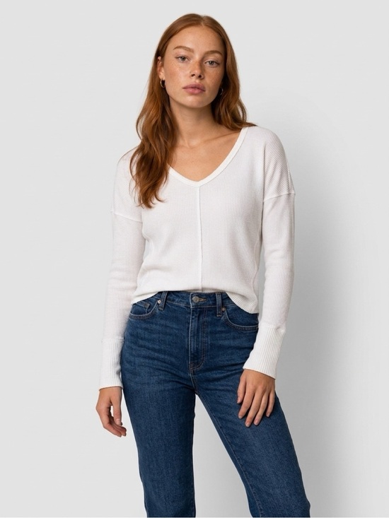 Abercrombie & Fitch Sweaters - Abercrombie & Fitch Cream Soft A&F Cozy Knit Top size small